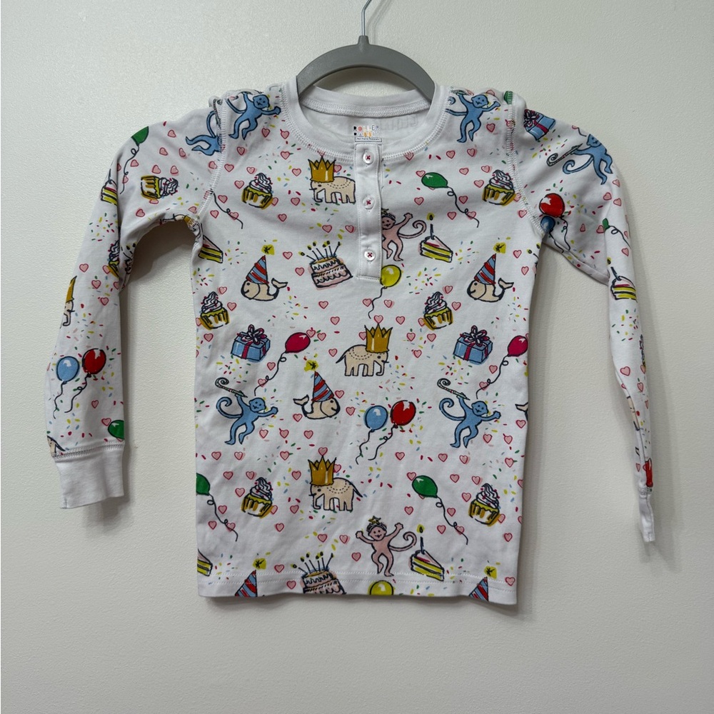 Roller Rabbit Birthday Bonanza Kids Pajama Top